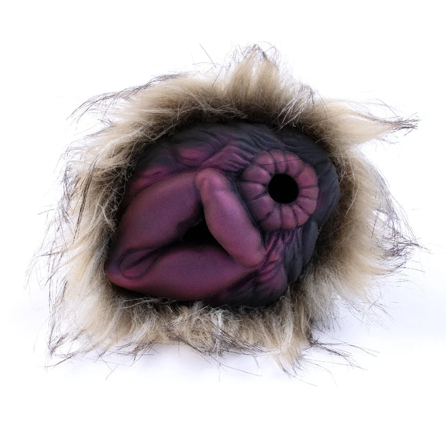 GEEBA Animal Dog-Animal Fur Pocket Pussy Male Masturbator Soft Silicone Dual Vaginas Penis Stroker Massage Sex Toy for Men 18+