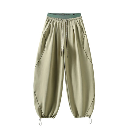 Men Women Mountain Outdoor Quick Dry Wide Leg Sport Pant Sweatpants Joggers Loose Casual Cycling Hiking Baggy Pants Trousers