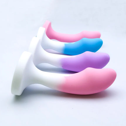 Silicone Anal Plug 3 color 3 Sizes Butt Plug Crystal Base Analplug Sex Toys For Woman Men Anal Toys Anal Dildo Adult Toys