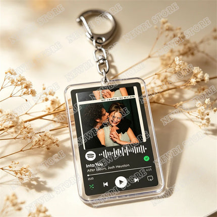 Hot TV Off Campus The Mixtape Keychains Into You U+Ur Hand Music Songs Keyings Jewelry Elle Kennedy Garrett Graham Fans Gifts