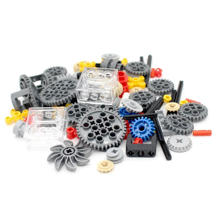 117PCS MOC Technology Variable Speed Gear Set Technical Gear Kit Puzzle DIY Toys Compatible with Legoeds Small Building Blocks