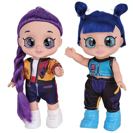 2027 New Fashion Demon Hunter Doll 5D Eyes with Music Witch Hunter Doll Toy Blue Tiger Doll  Children's Toy Birthday Gift