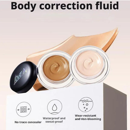 Two-color tattoo concealer waterproof and sweat-proof to cover birthmarks and scars long-lasting concealer foundation cream