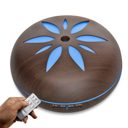 Air Humidifier Aroma Diffuser With Power Adapter, Essential Oil Machine With Seven-Color Changing Night Light, Home Fragrance