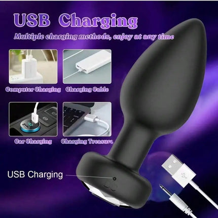 Anal Plug Adult Sex Toy And Games For Men Women,Wireless Remote Control 10 Frequency Vibration,Small Butt Plug For Female Male Prostate Massage Vibrating Anal Sex Toys For Men And Couple