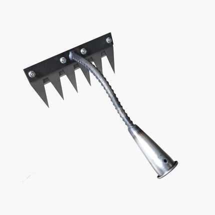 5/6/7/8 Teeth 1PCS Carbon Steel Garden Hand Rake for Farm Garden Weeding Tools Scarifier Agricultural Nail Harrow Metal Harrow