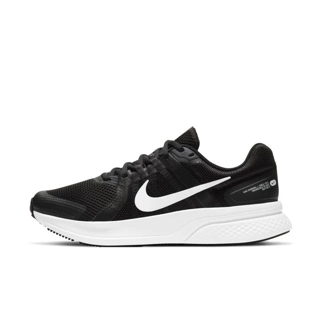 Nike Men's Shoes Run Swift 2 Fitness Running Shoes New Lightweight Casual Sports Shoes Black and White Low-Top Lightweight Running Shoes High Value for Money Cu3517-004