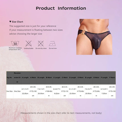 Mens Sissy Lace Briefs T-back G-string Underwear Floral Lace Sheer Mesh Low Rise Panties Bikini Lingerie Club Dating Nightwear