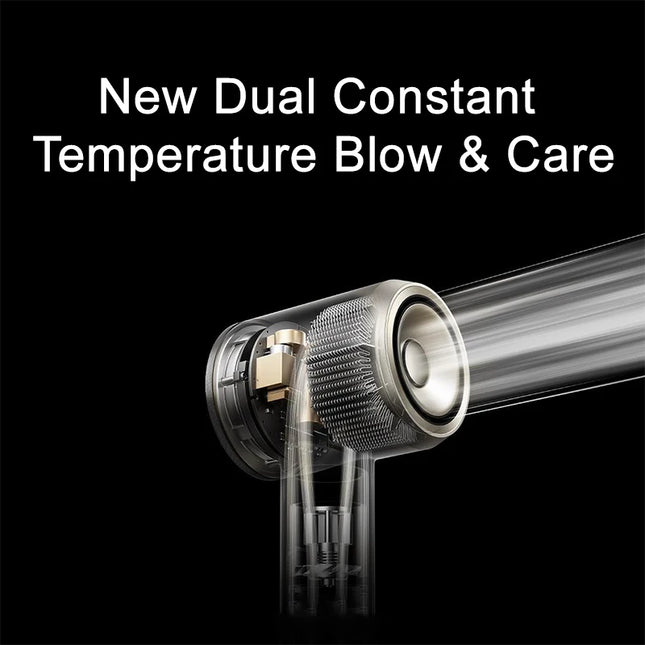 MIJIA High Speed Water Ion Hair Dryer Pro,120K RPM 72m/s Fast Dry Negative Low Noise,Smart Temperature CN Version With Adapter