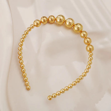 New Simple Full Pearls Women Hairbands Sweet Headband Hair Hoops Holder Ornament Head Band Lady Elegant Fashion Hair Accessories