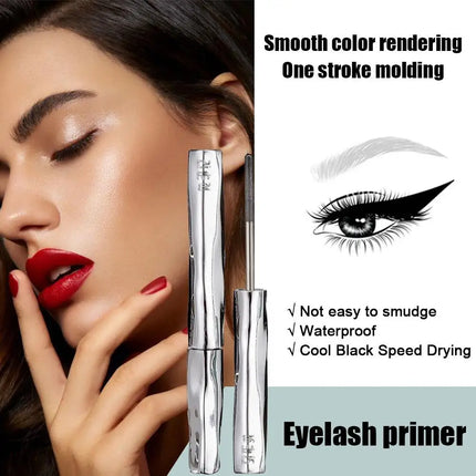 Eyelash Primer Thick Thin Curling Shape Natural Long Lasting Mascara With Thread 3D Brush Head Women Make Up
