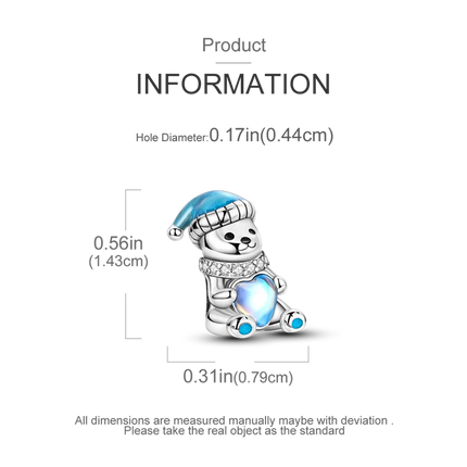 Charm Silver 925 Beads Blue Series Fit Bracelet Charms DIY Original Fashion  Pendants For Jewelry Maing
