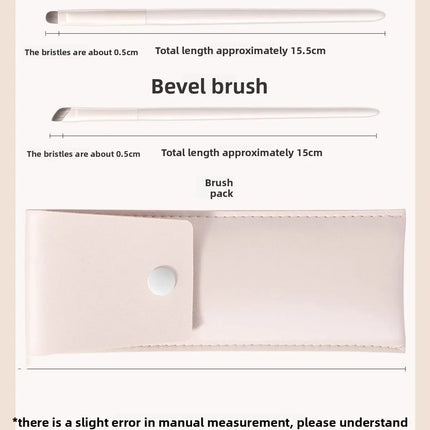 Cloud Porcelain 8-Piece Eyeshadow Brush Set Soft Bristle Blade Edge Eyeshadow Brush Nasal Shadow Brush Eye Makeup Diffusion Brus