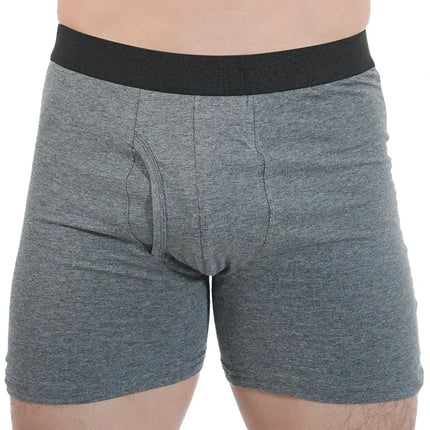 Men's Mid-Long Boxer Shorts Sport Underwear Cotton Underpants Sexy Boxer Shorts Breathable Panties Large Boxers for Men Men's Gifts