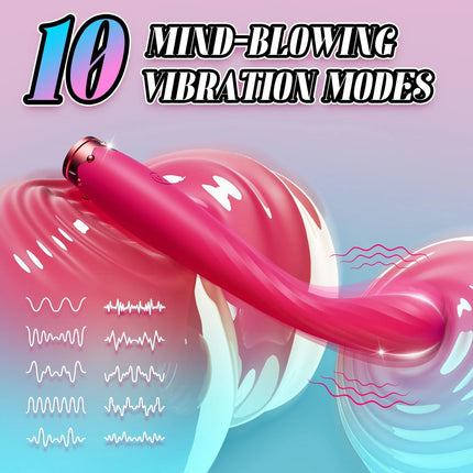 G Spot Vibrator for Women Nipple Clitoris Stimulator Massager Anal Dildo Wand Vagina Masturbator Sex Toys for Adult