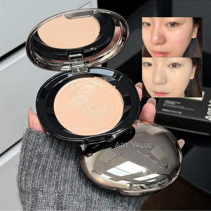 ART VALUE Soft Focus Foundation Cream Silky Texture High Coverage Concealer Cover Dullness Lasting Waterproof Anti-Sweat