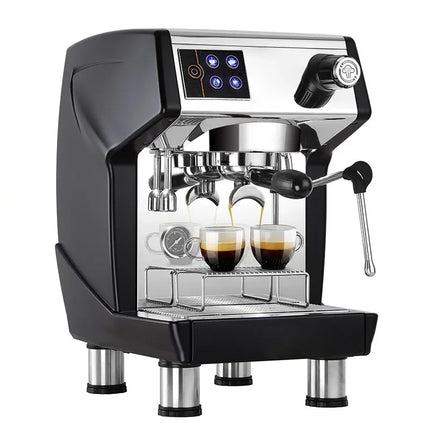 Household 220v Coffee Maker CRM3200C/D Commercial Italian Semi-automatic Coffee Machine Freshly Ground Espresso Milk Tea Coffee