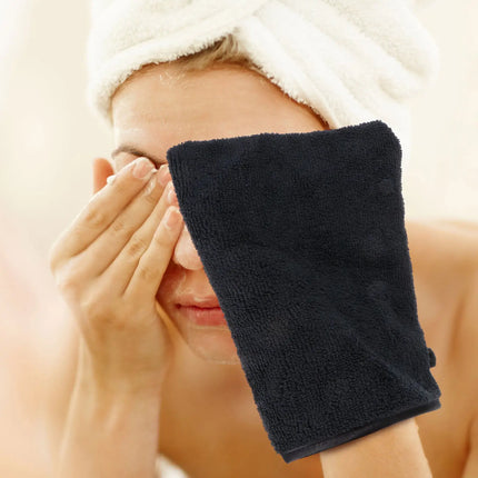 3Pcs Cleansing Gloves for Woman Soft Makeup Remover Gloves Exfoliating Face Washing Mitts Ideal Gift for Daily Shower Routine