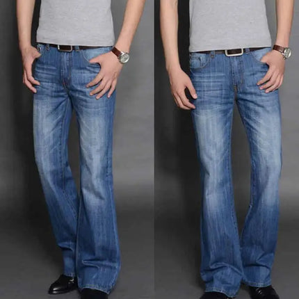 Men's Flared Jeans Loose Men Big-Leg Jeans Men Flared Pants Boot Cut Leg Designer Classic Jeans Multiple Styles Size 28-40