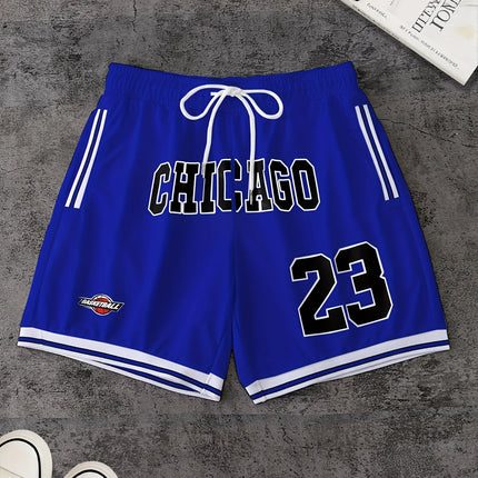 The 2025 summer new pattern 3D letter printed men's shorts are casual, fashionable, soft, comfortable and lightweight