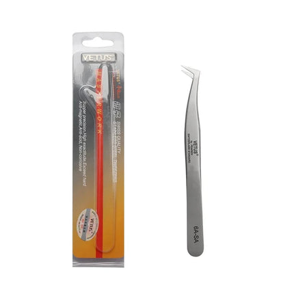 Top Quality VETUS 6A-SA Eyelash Tweezer Stainless Steel anti-static 3D/6D Volume Eyelash Extension Tools