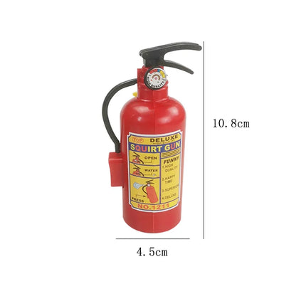Child Funny Mini Fire Extinguisher Toys Whole Person Prank Gift  Water Gun Spray Water Children Firefighters Professional Props