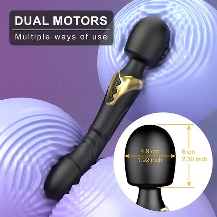 Powerful G Spot Vibrator Female Clitoris Stimulator Dildos AV Wand Thrusting Vagina Massager Masturbation Adult Sex Toys Women