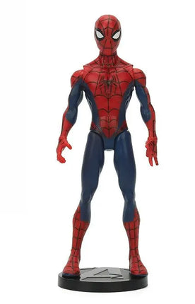 10-12CM Marvel Anime Figure Spiderman Hulk Iron Man Venom  Captain America Thanos Movable Joints PVC Dolls Toy Gift For Children