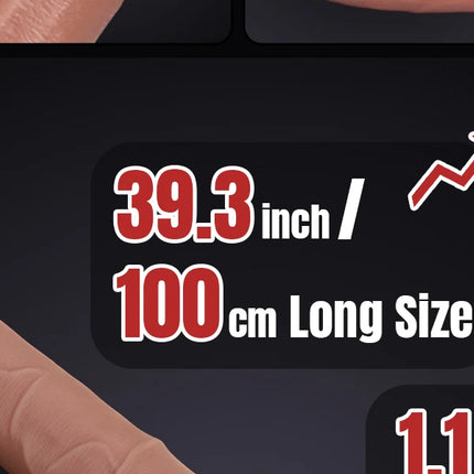 Extra Long Realistic Dildos G-Spot Stimulation Deep Touch Penis Vagina Anal Massage Penetration Dick Sex Toys for Women and Men