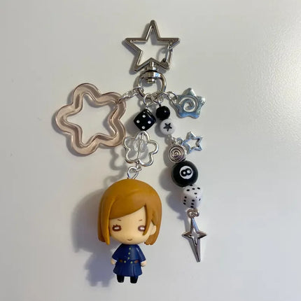 Handmade JJK Figurine Keychains y2k Bag charm Unique Anime Accessory