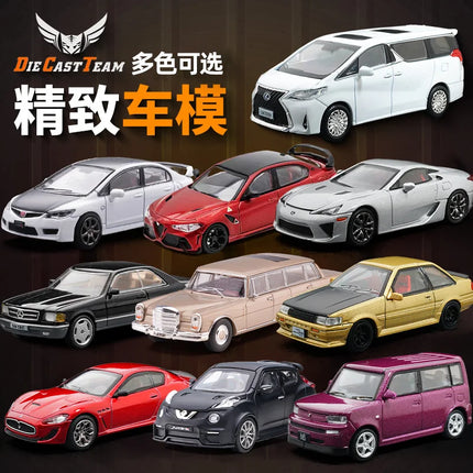 DCT/SHADOW 1/64 BMW M5（E60）850 CSi Peugeot Hyundai Motor Car Alloy Motor Vehicle Diecast Metal Model Kids Toys for Boys