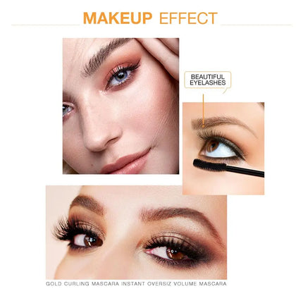 O.TWO.O Professional Volume Curled Mascara Natural  Waterproof Lashes Black Curling Tick Eyelash Lengthening Eye Cosmetics