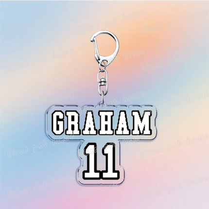 Classic TV Show Off Campus Keychains Elle Kennedy Briar U Garrett Graham Hockey Keyring Jewelry Fans Friends Gifts