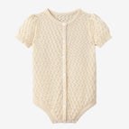 Beige romper / 9-12M