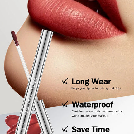 O'CHEAL Peel Off Lip Lip Liner Long-Lasting Lip Gloss High Color Rendering Tear-off 6 Color Waterproof  Matte Lip liner Makeup
