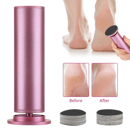 Electric Foot Callus Remover Foot Care File Cracked Heels Dead Skin Remover USB Plug-in Foot Grinder Tool With 20PCS Sandpaper