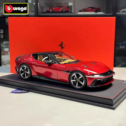 Bburago 1:24 Ferrari 12Cilindri Alloy Sports Car Model Diecasts Metal Racing Vehicles Car Model Simulation Collection Kids Gifts