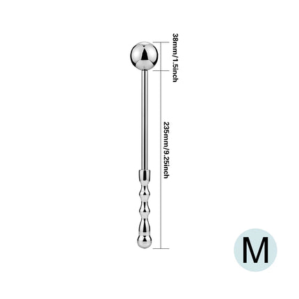 Metal hand-held ball anus plug, anal dilator anus toy, suitable for men and women, adult sex toy