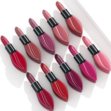 Natural Matte Velvet Lipstick Long Lasting Waterproof Nude Brown Red Professional Makeup Lip Gloss For Women