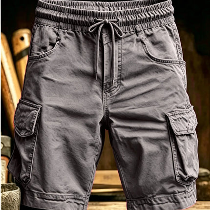 2026 New Cargo Knee Shorts Men Sports Casual Bermuda Shorts Plus Size Cotton Half Pants Golf Straight Running Gym Shorts Pants