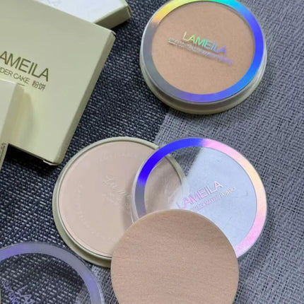 Soft Focus Makeup Natural Brightening Oil Control Concealer Waterproof Sweat Proof Longlasting Setting Powder Facial Cosmetics