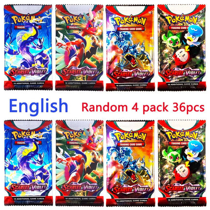 4 Pack Pokemon Cards Team up Sun Moon Thunder English Trading Card Game Evolutions Booster Collectible Kids Toys DESTINED RIVALS