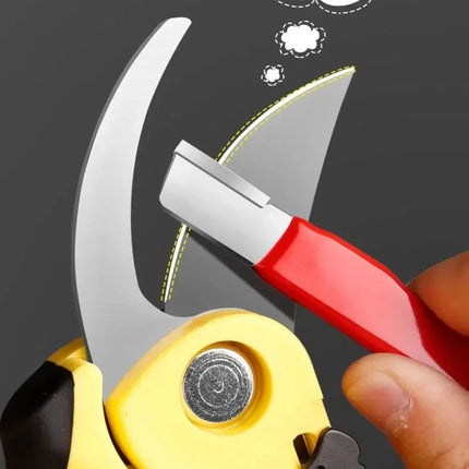 Professional Tungsten Diamond Ceramic Knife & Scissors Sharpener for All Blades - Kitchen & Garden Shears Sharpening Tool