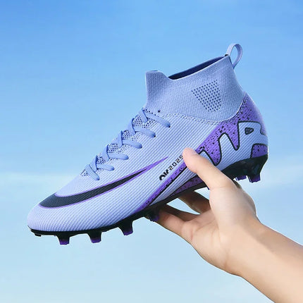 Original Men Football Field Boots Professional Society Indoor Boys Soccer Shoes Match Training Resistant Kids Football Shoes
