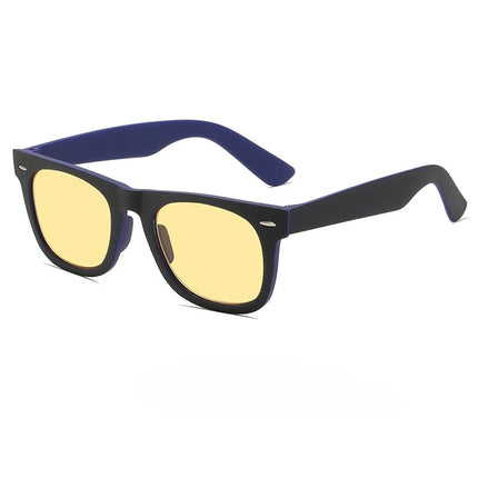 2026 New Square-Frame Night Vision Presbyopia Glasses High-Definition Anti-Blue Light Reading Eyewear UV-Protection Goggles