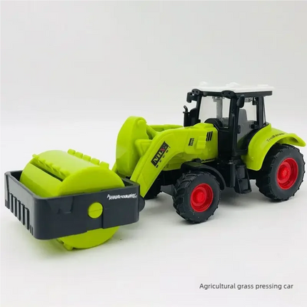 1pcs Diecast Farm Vehicles Mini Car Model Engineering Car Model Tractor Engineering Car Tractor Toys Model for Kids Xmas Gift