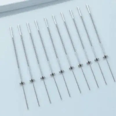 10Pcs High-Temp Resistant Stainless Steel Barbecue Skewers Gear-Type Reusable Grilling Skewers for Kabobs Oven Bbq Party Camping