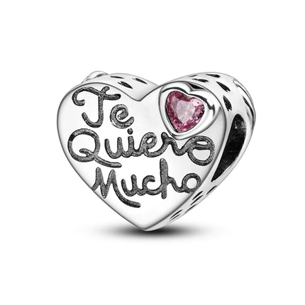 Charm Hot Sales 925 Sterling Silver Charms Beads CZ pave Round Clip Charms Fit Original Bracelet Necklace Charms Jewelry Gift