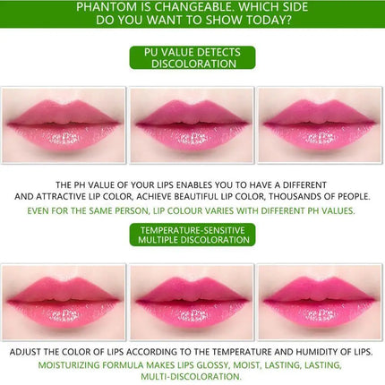 1-10pcs Moisturizing Aloe Vera Lipstick Temperature Color Changing Lip Balm Lasting Nourishing Lip Care Anti-drying Lip Balm