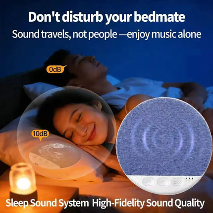 Under-Pillow Sleep Speaker BT 5.4White Noise Timer Shutdown for Living room bedroom decorations ﻿